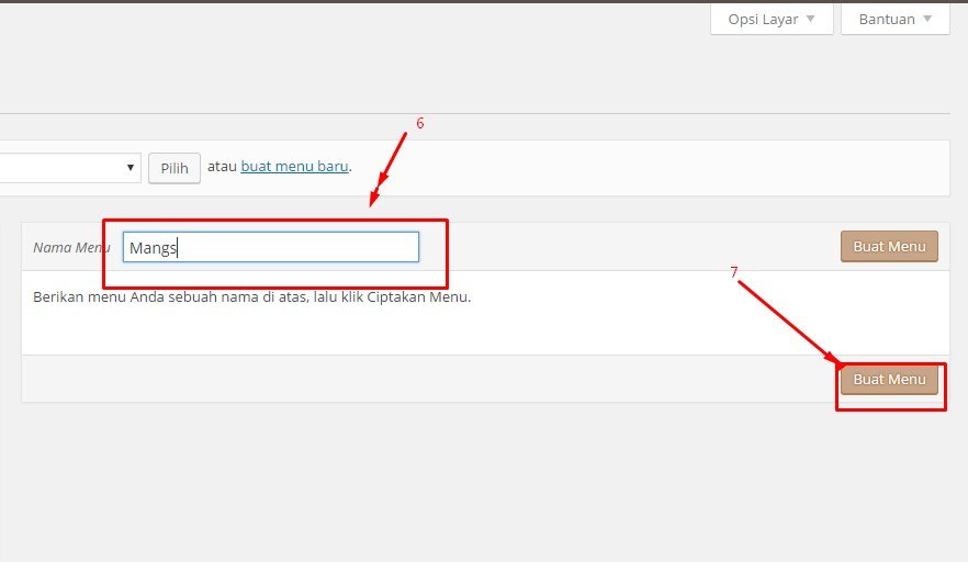 Cara Buat Menu pada WordPress 2