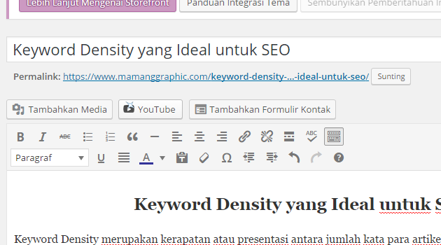 Keyword Density yang Ideal untuk SEO