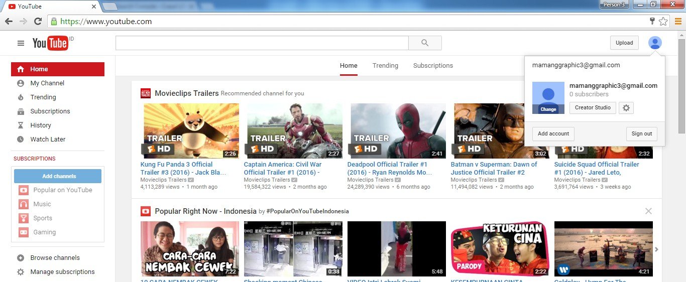 Cara Buat Akun Youtube dengan Mudah 2016 4