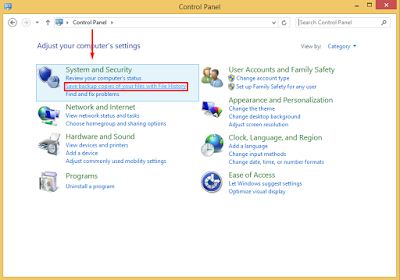 Cara Back Up File Pada Windows 8