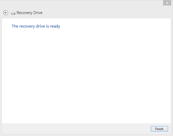 Membuat USB Recovery Drive