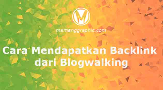 Backlink dari Blogwalking