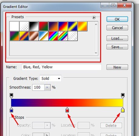 Membuat Background Gradien dengan Photoshop 5