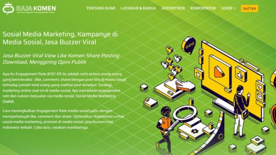 RajaKomen: Platform Terpercaya untuk Peningkatan Engagement Rate di Media Sosial Indonesia